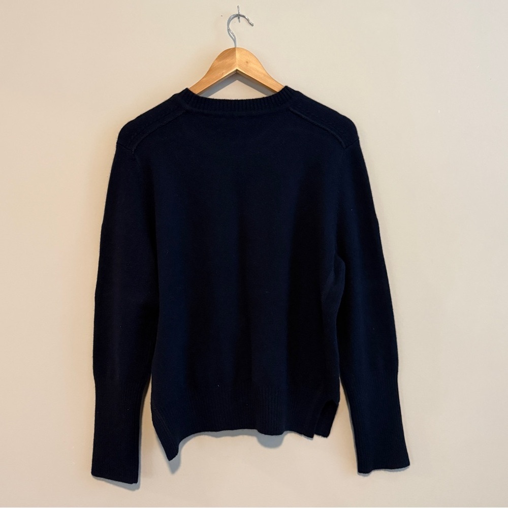 NWT | The Kooples | Knit Sweater with Tie Detail | Navy | Medium - Picture 3 of 13